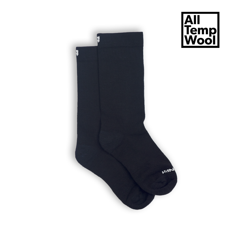 Handup Socks - Black Logo Wool