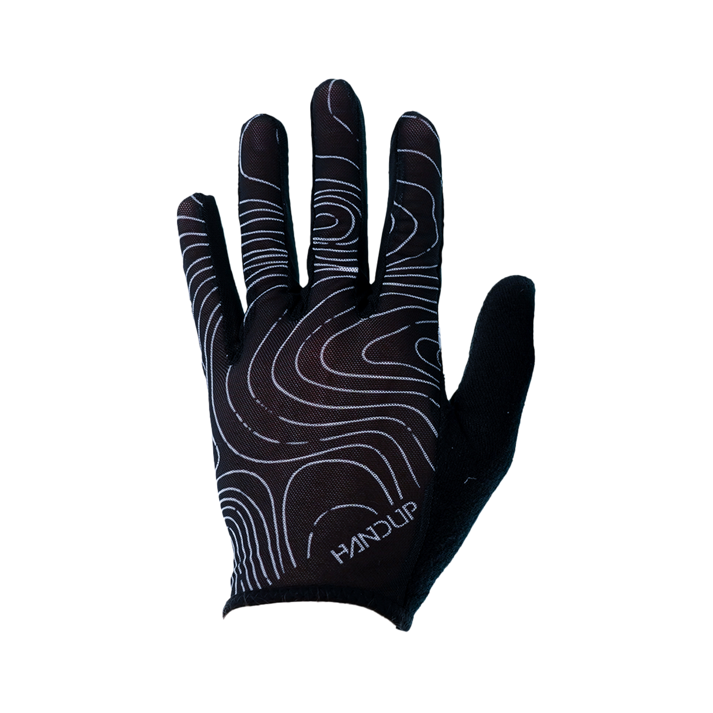 Handup Summer LITE Gloves - Topo Map Black