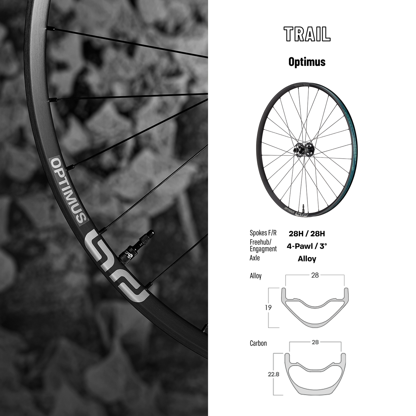 e*thirteen Optimus Race Carbon Trail Wheels