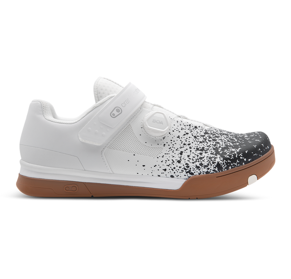 Crank Brothers Mallet BOA® Clip-In Shoes - Black/White Splatter