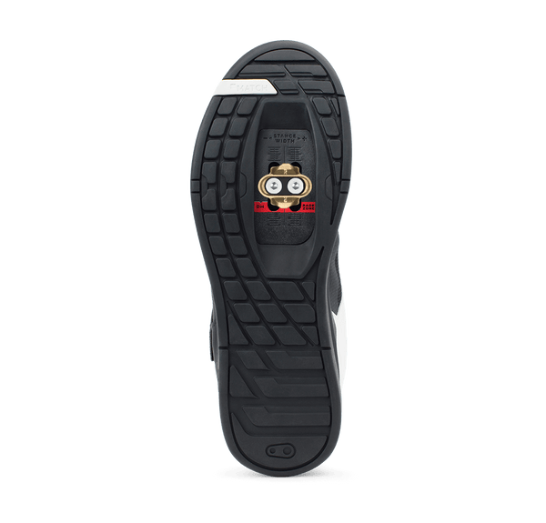 Crank Brothers Mallet Speed Lace Clip-In Shoes - Black/White