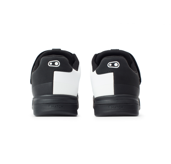 Crank Brothers Mallet Speed Lace Clip-In Shoes - Black/White