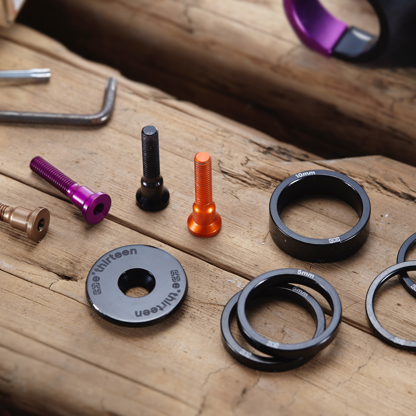 e*thirteen Top Cap & Headset Spacer Kit