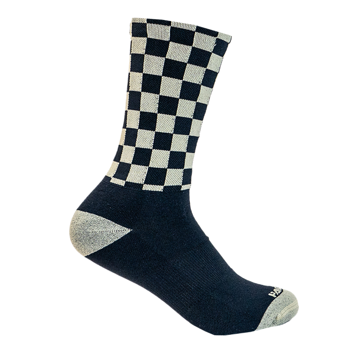 Handup Socks - Checkered Black/Tan