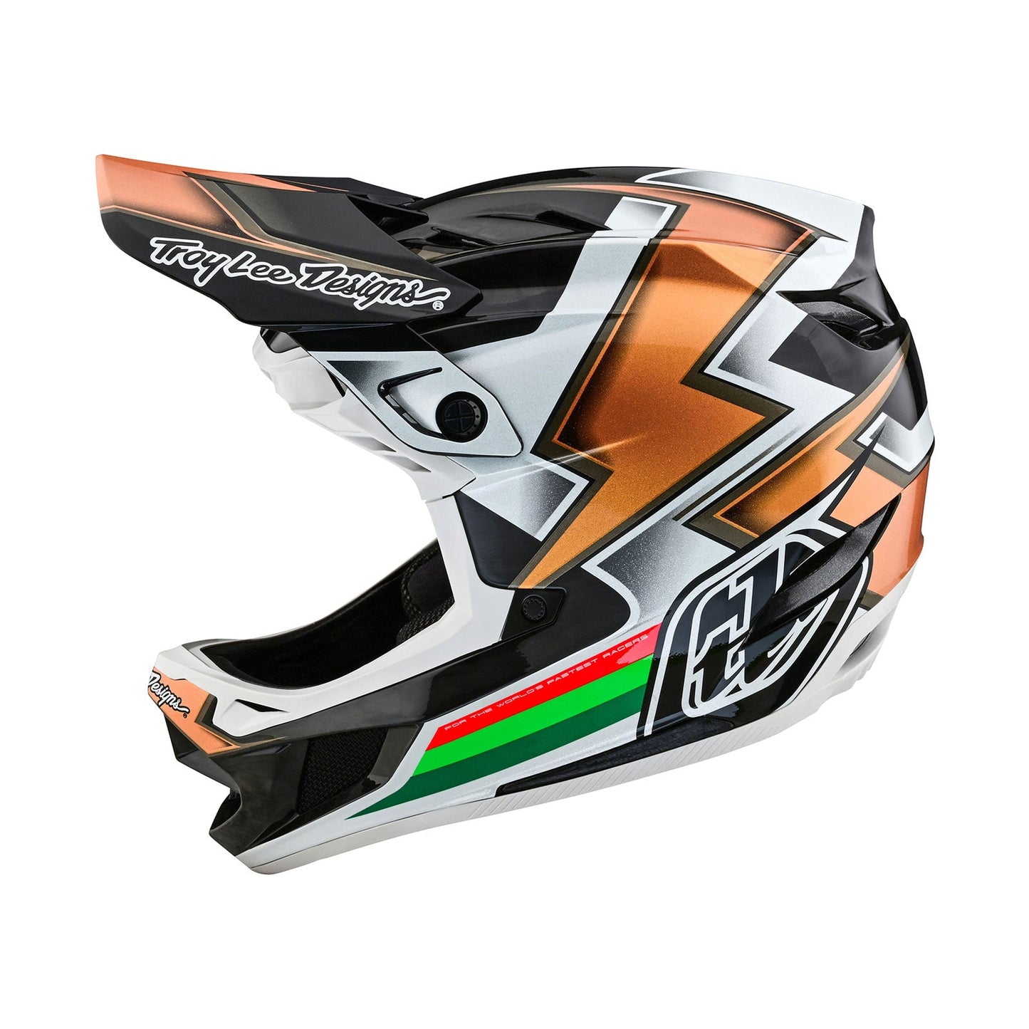 Troy Lee Designs D4 Carbon Helmet Ever Black / Gold