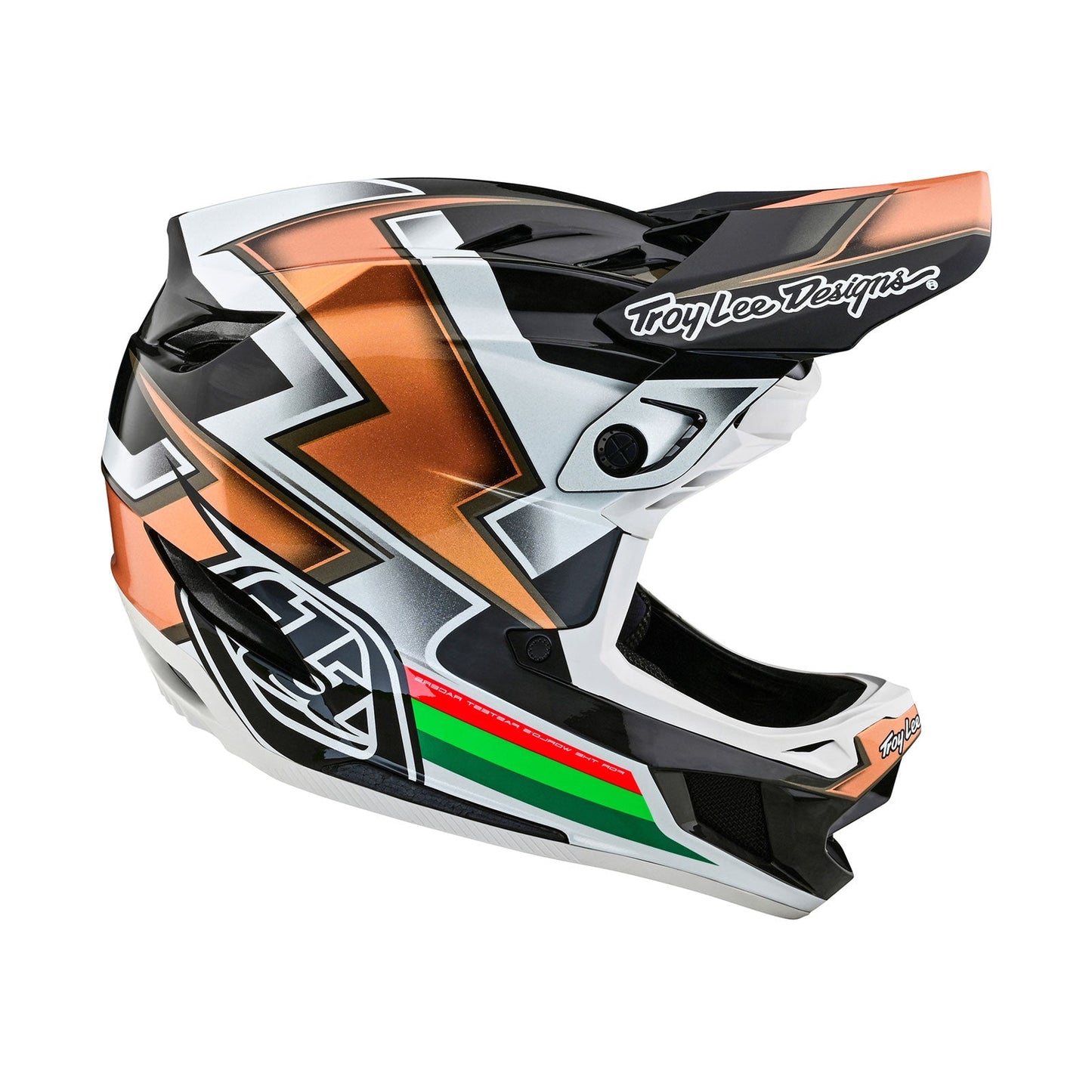 Troy Lee Designs D4 Carbon Helmet Ever Black / Gold