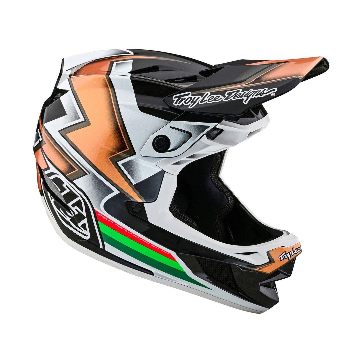 Troy Lee Designs D4 Carbon Helmet Ever Black / Gold