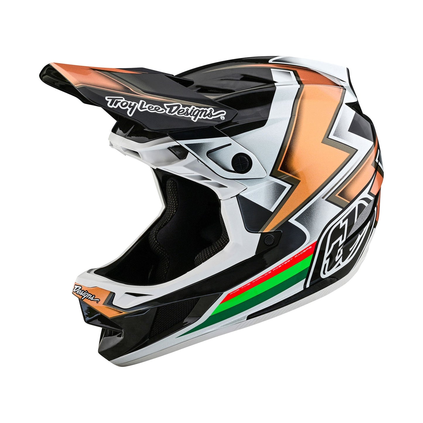 Troy Lee Designs D4 Carbon Helmet Ever Black / Gold