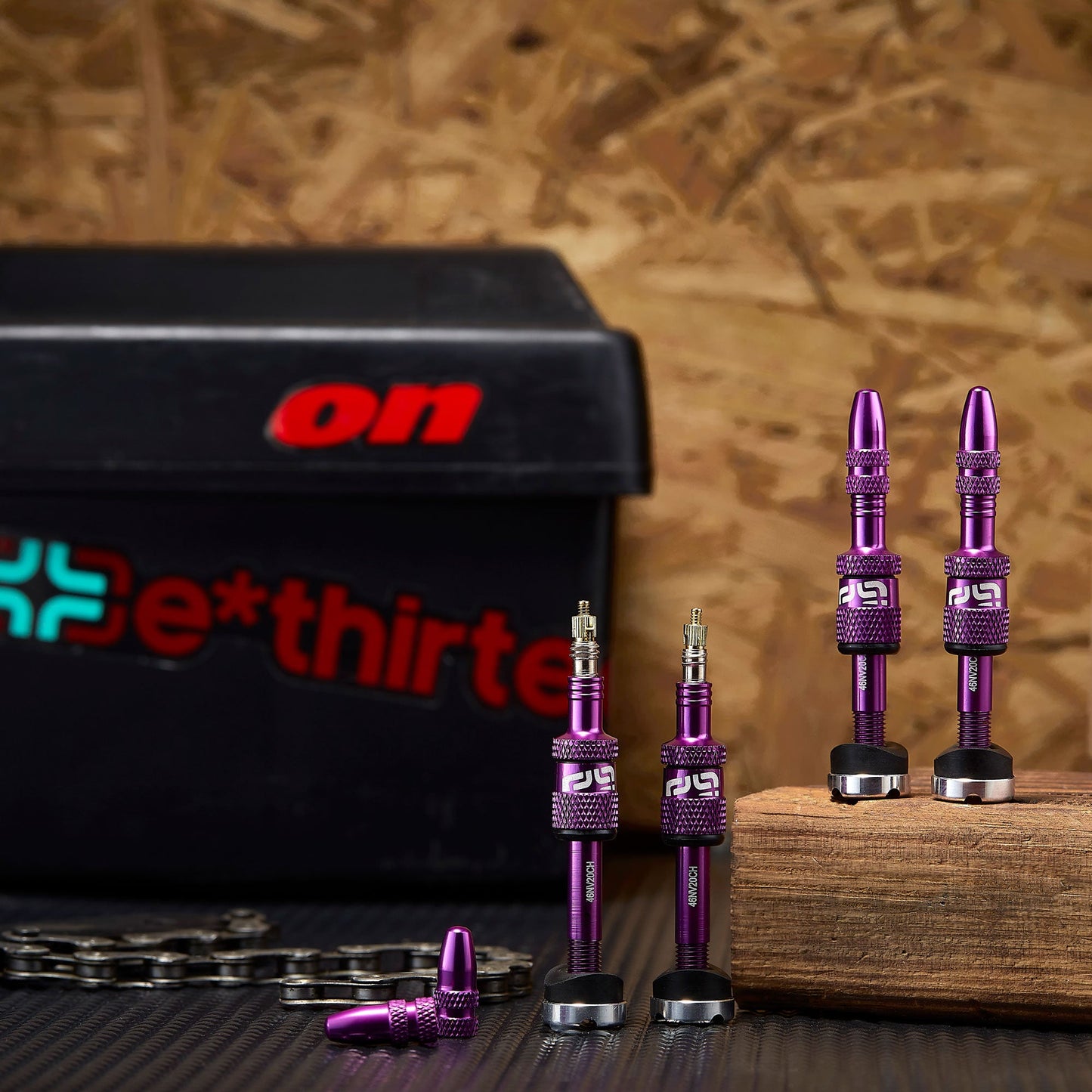 e*thirteen Quick Fill Presta Tubeless Valves