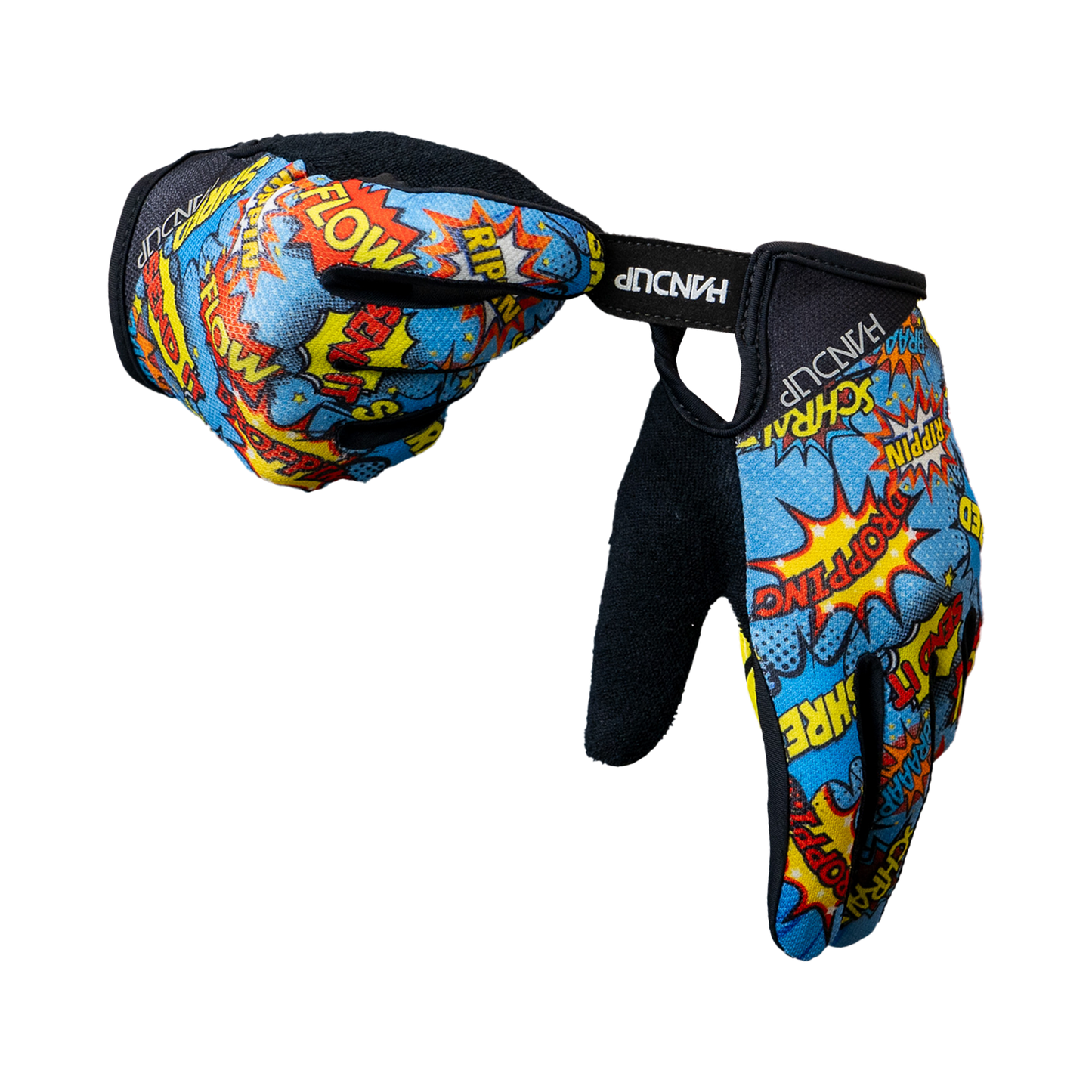 Handup Youth Gloves - Comic Bubbles