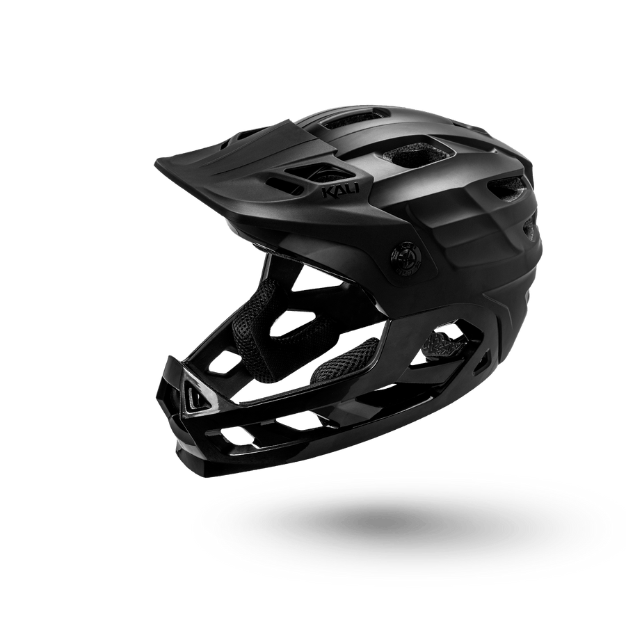 Kali Protectives Maya Full Face Child - Solid Matte Black