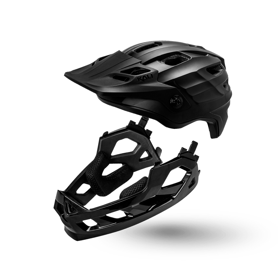 Kali Protectives Maya Full Face Child - Solid Matte Black