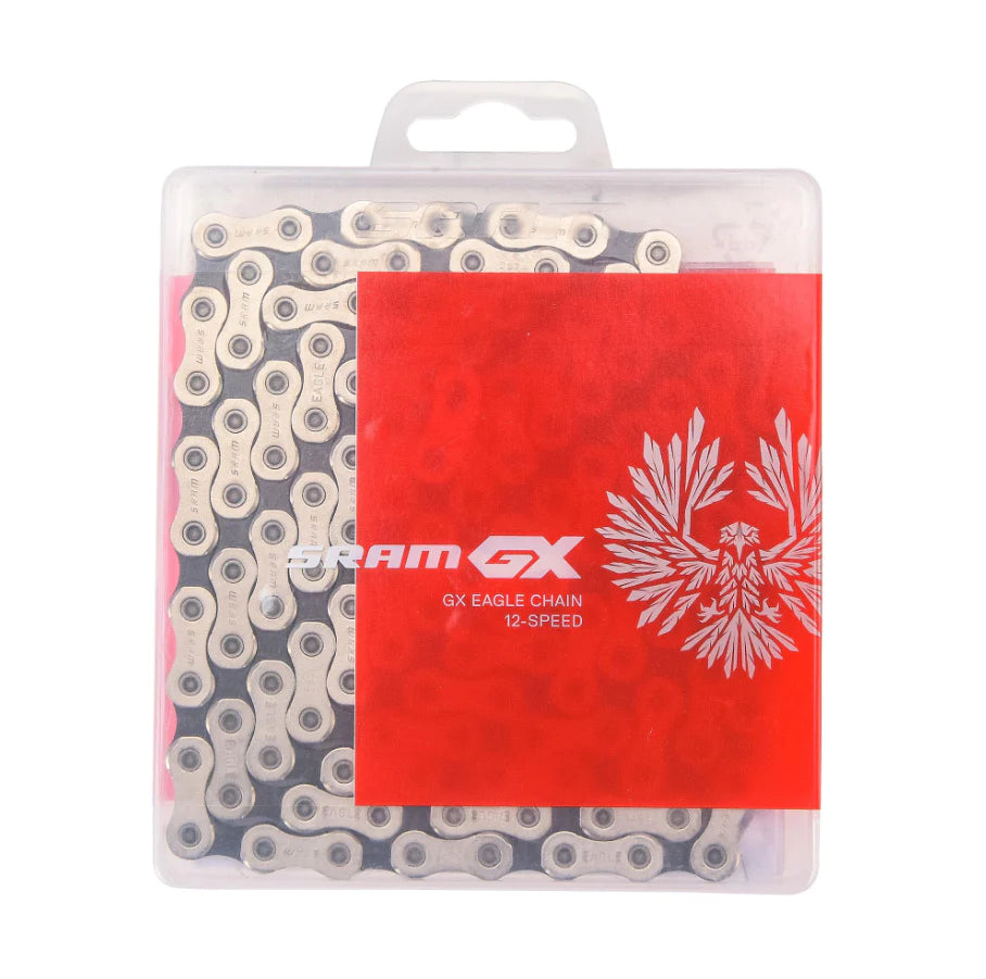 SRAM GX Eagle Chain - 12-Speed, 126 Links, Silver/Gray