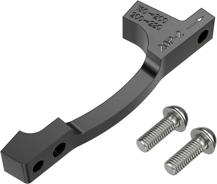 SRAM Maven Silver Disc Brake and Lever - Front, Post Mount, 950mm Hose, 4-Piston, Aluminum Lever, SS Hardware, Black, B1