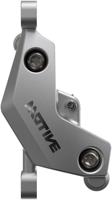 SRAM Motive Ultimate Disc Brake and Lever - Front, 950mm Hose, Post Mount, 4-Piston, Aluminum Lever Body, Carbon Blade, Black/Silver, A1