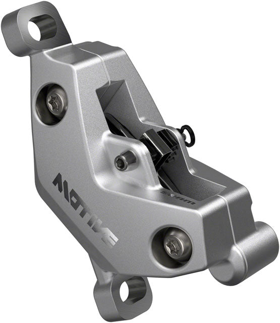 SRAM Motive Ultimate Disc Brake and Lever - Front, 950mm Hose, Post Mount, 4-Piston, Aluminum Lever Body, Carbon Blade, Black/Silver, A1