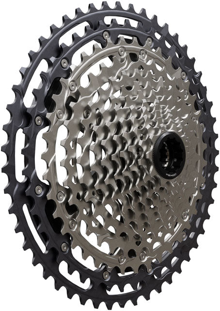 Shimano Deore XT CS-M8200-12 Cassette - 12-Speed, 10-51t, Hyperglide+, Micro Spline, Gray/Silver