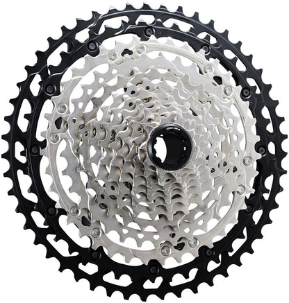 Shimano XT CS-M8100 Cassette - 12-Speed, 10-51t, Silver/Black, Micro Spline