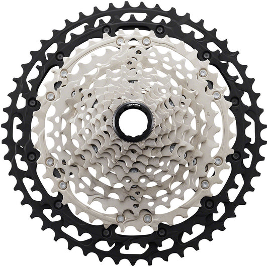 Shimano XT CS-M8100 Cassette - 12-Speed, 10-51t, Silver/Black, Micro Spline