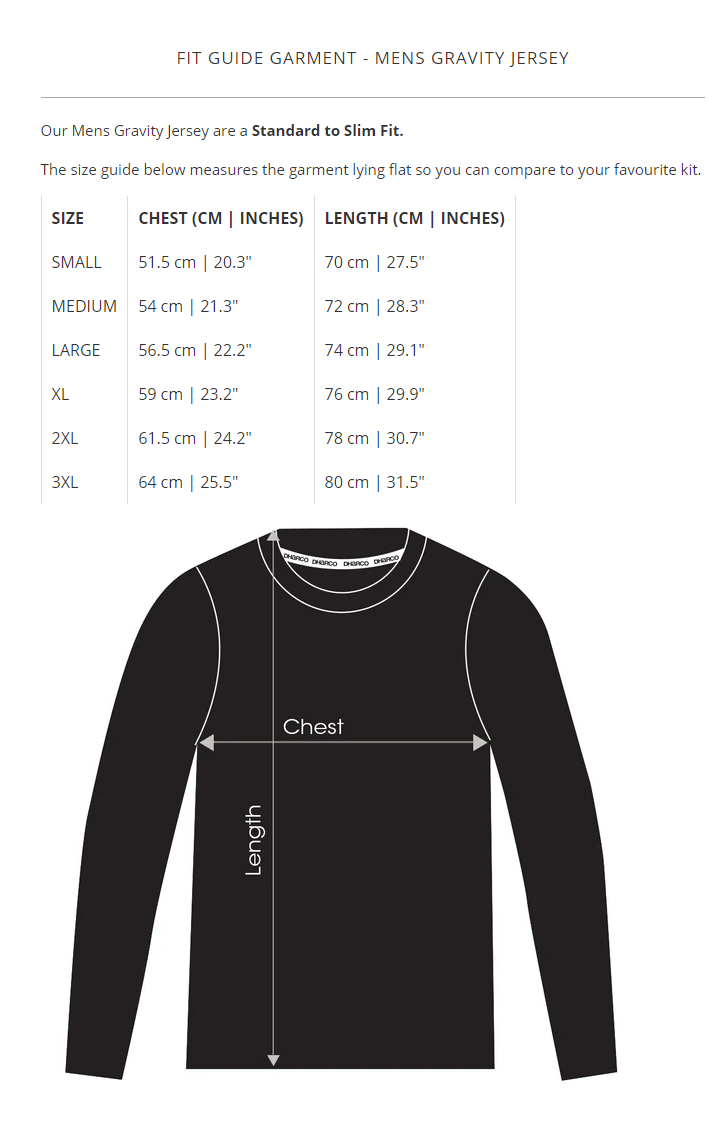 Mens Gravity Jersey | Ocean Reef