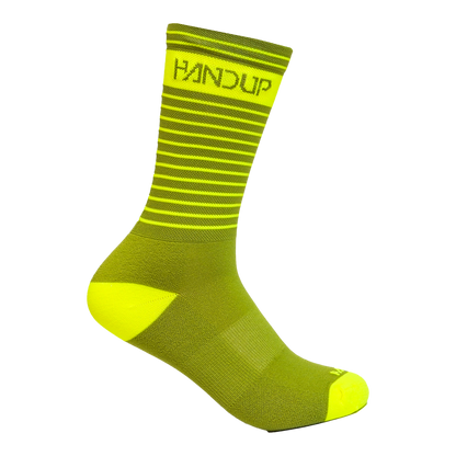 Handup Socks - Pro Lines Hi Viz Yellow/Olive
